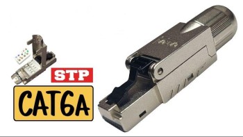 CONECTOR RJ45 CAT6A SIN HERRAMIENTA