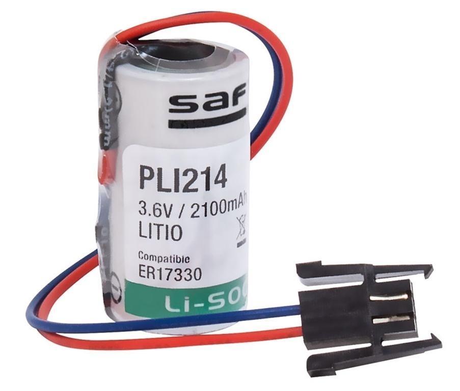 BATERIA LITIO 3,6V ER1733 / A6BAT. DIAMETRO 16,3,1x33.1mm CON CONECTOR