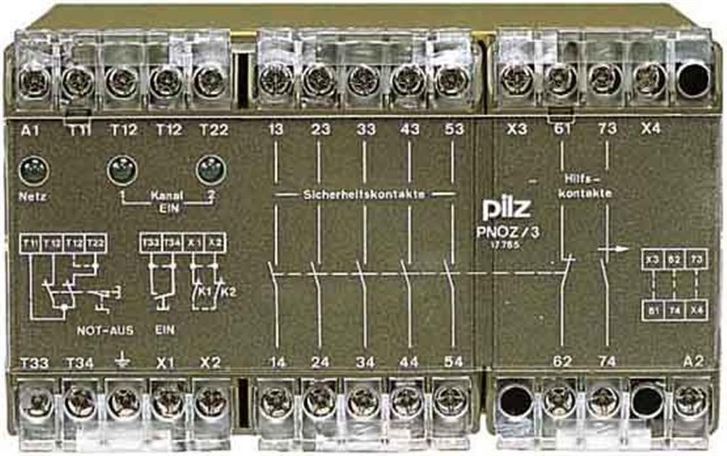 PILZ MODULO PNOZ 3 110V 6VA