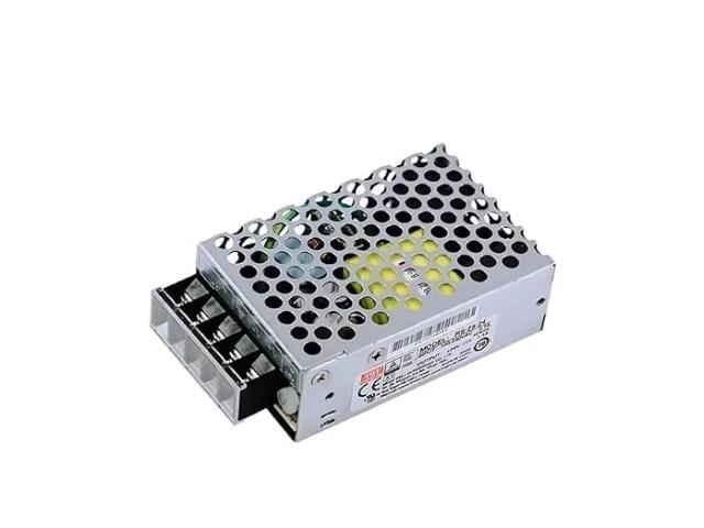 FUENTE ALIMENTACION 100 - 240V AC 1 SAL. CAJA MET. 24V DC 1 AMP. 25 WAT, MEAN WELL IP20