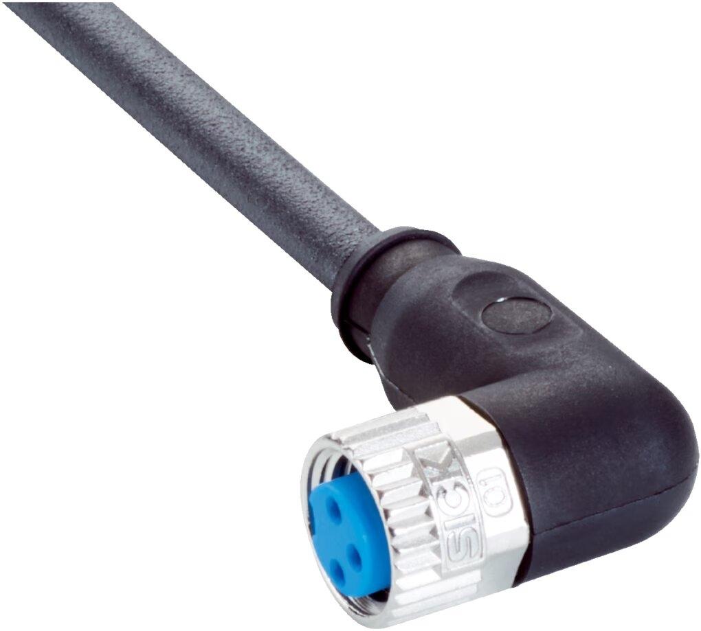 CONEXION 10M C/CONECTOR M8 3P HEMBRA  ACODADO (SICK) PUR