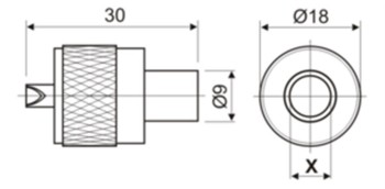 CONECTOR MACHO UHF RG58