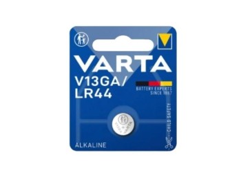 PILA ALCALINA 1,5V LR44  11,6x5,4mm 140mAh 1uds. VARTA