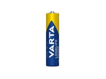 PILA ALCALINA 1,5V AAA  10,5x44,5mm 1270mAh 4uds. VARTA