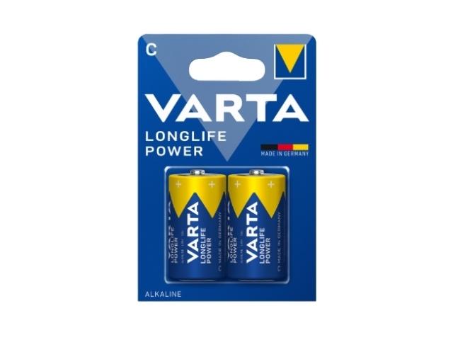 PILA ALCALINA 1,5V C  26x50mm 7800mAh 2uds. VARTA