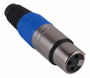 CONECTOR HEMBRA XLR 3 PINES